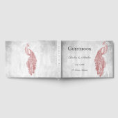 ピンクピーコッ結婚クズゲストブック ゲストブック (全面)