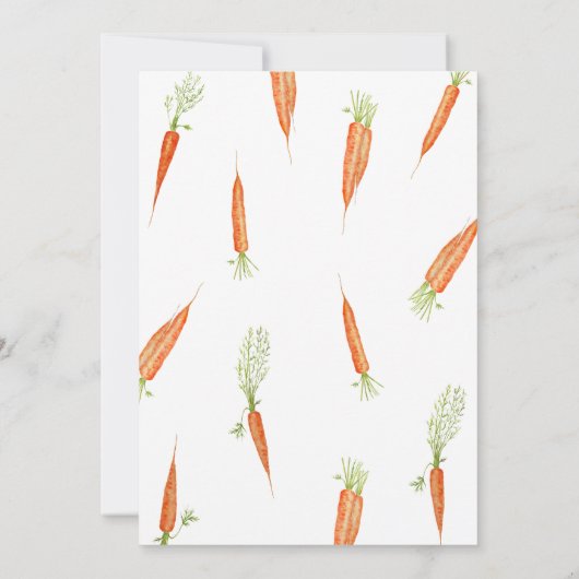 ピンクピーターうさぎ赤ちゃんシャワー 招待状 (裏面)