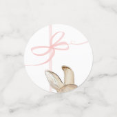 ピンクピーター・ザ・ラビットベアトリックス女の子ベビーシャワー コンフェッティ (スモール正面)