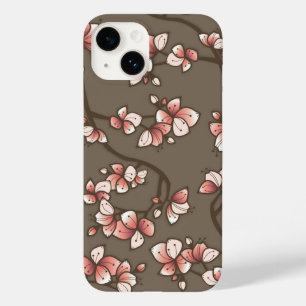 ピンクピーチさくらんぼブロッサムエレガント桜フローラ Case-Mate iPhone 14ケース