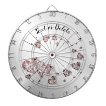 ピンクピーチシャイニーハートジオメトエレガントリ