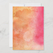 ピンクピーチツグラデーションリーズブライダルシャワー招待状 招待状 (裏面)