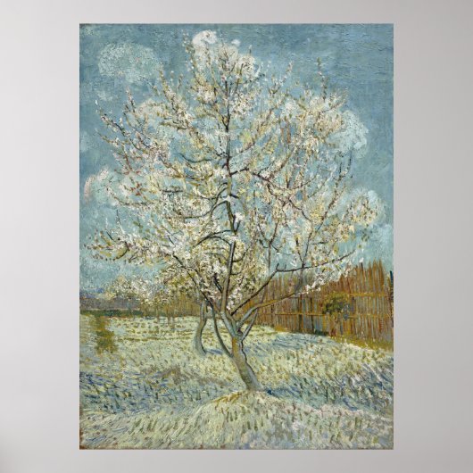 ピンクピーチツリーバイビンセントヴァンゴッホ ポスター (正面)