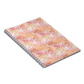 ピンクピーチユニコーングリッター ノートブック (右側)