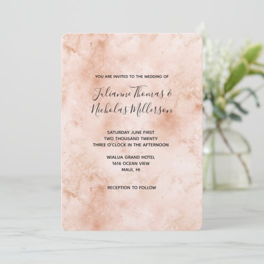 ピンクピーチ抽象芸術 招待状 (スタンド正面)