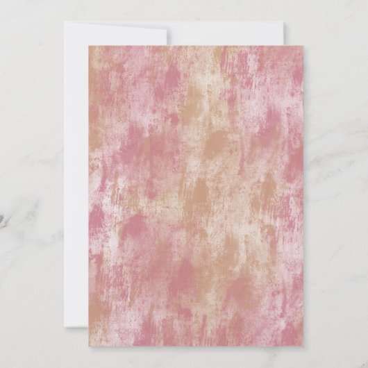 ピンクピーチ結婚ズ 招待状 (裏面)