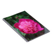 ピンクピーニー&ベビーブド ノートブック (右側)