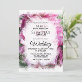 *~*ピンクピ絵を描オニ芸術的ーのAR1結婚s 招待状 (スタンド正面)