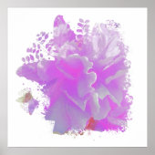 *~*ピンクピ絵画オニのアートバタフライAR3 ポスター (正面)