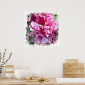 *~*ピンクピ絵画オニ芸術的のアートAR1 ポスター (キッチン)