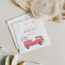 ピンクファイヤートラック誕生日