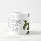 ピンクファインアートバラ妊娠の発表 コーヒーマグカップ (正面左)