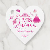 ピンクファッションガウンワードローブキンセアニェラありがとう フェイバータグ (正面)