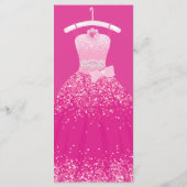 ピンクファッションドリームプリンセスガウンキンセアニェラパーティー メニュー (裏面)