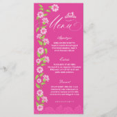 ピンクファッションドリームプリンセスガウンキンセアニェラパーティー メニュー (正面)