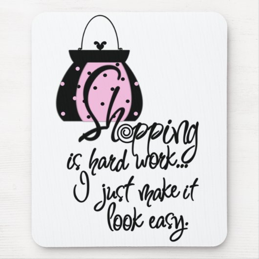 ピンクファッションマウスパッド マウスパッド (正面)