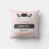 ピンクファッション装飾用クッション クッション (正面)