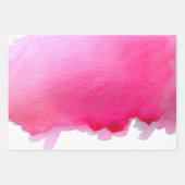 ピンクファッション香水ボトル水色かわいい ラッピングペーパーシート (正面3)