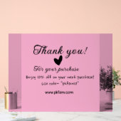 ピンクファミリービジネス詳細 アクリルサイン (ウェディング)