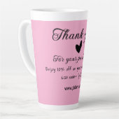 ピンクファミリービジネス詳細 カフェラテマグ (左アングル)