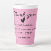 ピンクファミリービジネス詳細 カフェラテマグ (正面)