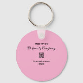ピンクファミリービジネス詳細 キーホルダー (裏面)