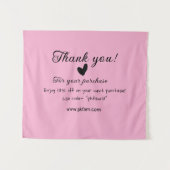 ピンクファミリービジネス詳細 タペストリー (正面(横))