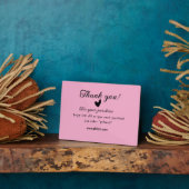 ピンクファミリービジネス詳細 フォトプラーク (側面)