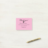 ピンクファミリービジネス詳細 ポストイット (デスク上)