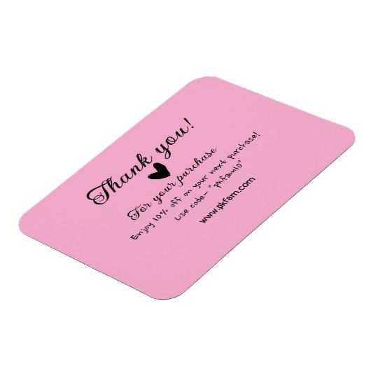 ピンクファミリービジネス詳細 マグネット (左側)