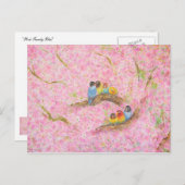 ピンクファミリーブリス ポストカード (正面/裏面)