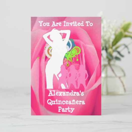 ピンクファンキーおもしろいパーティー 招待状 (スタンド正面)