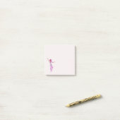 ピンクファンキーの髪のピンクのダンサー ポストイット (デスク上)