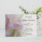 ピンクファンシーチューリップキンセアニェラ招待状 招待状 (スタンド正面)