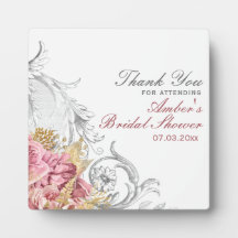 ピンクファンシーフローラブライダルシャワー