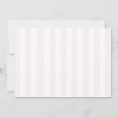 ピンクファンシーレインボーボーガールズバースデーパーティー 招待状 (裏面)