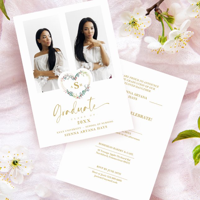 ピンクファンシー大学院ロマンチックフローラハート2枚の写真 (クリエイターアップロード済み)