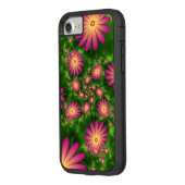 ピンクファンタジー花モダン抽象芸術フラクタル Case-Mate iPhoneケース (裏面/左)