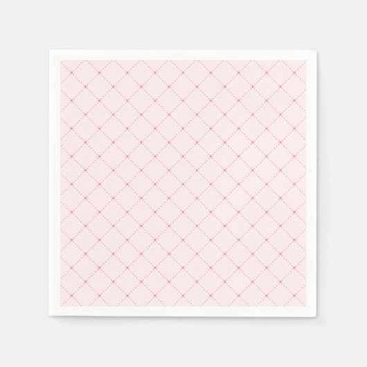 ピンクファーストロデオ女性のカーボーイ誕生日 スタンダードカクテルナプキン (正面)