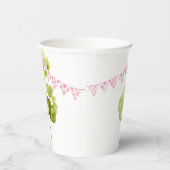 ピンクファーム動物の誕生日パーティー紙カップ 紙コップ (右)