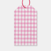 ピンクファーム納屋周囲の庭誕生日 ギフトタグ (裏面)