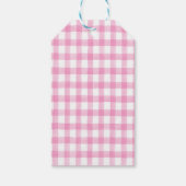 ピンクファーム納屋周囲の庭誕生日 ギフトタグ (裏面)