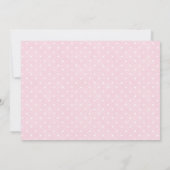 ピンクフィッシュ子供の誕生日パーティーフォトカード 招待状 (裏面)