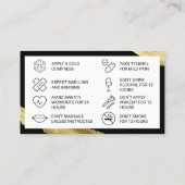 ピンクフィラー・アフターケア・カード 名刺 (裏面)