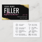 ピンクフィラー・アフターケア・カード 名刺 (正面/裏面)