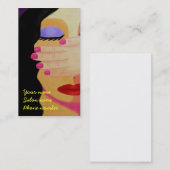 ピンクフィンガーネイル 名刺 (正面/裏面)