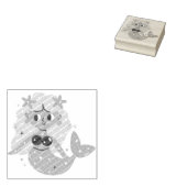 ピンクフィンズマーメイド ラバースタンプ (押印)