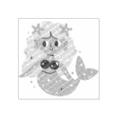 ピンクフィンズマーメイド ラバースタンプ (インプリント)