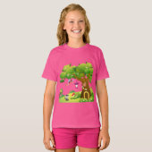 ピンクフェアリトピアTシャツ Tシャツ (正面フル)