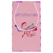 ピンクフェアリーウォータースケッチカスタム抱き枕 スモールペーパーバッグ (裏面)